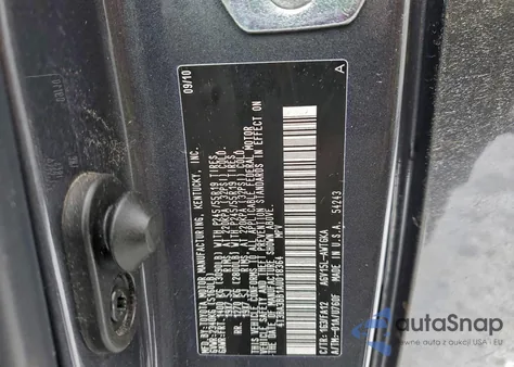 2010 Toyota Venza из США, поврежденный, VIN 4T3BA3BB1AU018364